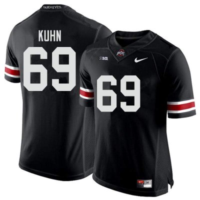 NCAA Ohio State Buckeyes Men's #69 Chris Kuhn Black Nike Football College Jersey HUP6645RQ